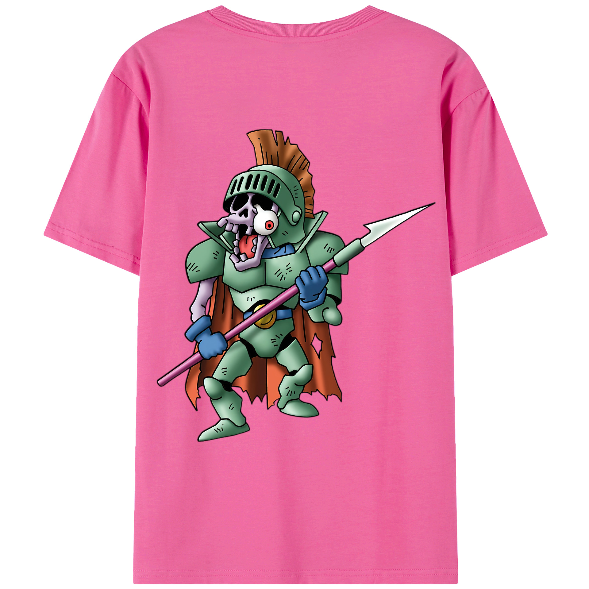 （画像用） ドラゴンクエスト Doragon Kuesuto Dragon Quest レディース半袖Tシャツ(バックプリント)